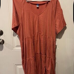 Old Navy Women's Rust Midi Dress